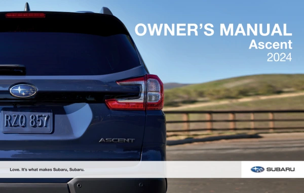 Instrukcja obsługi Subaru Ascent — 2024
