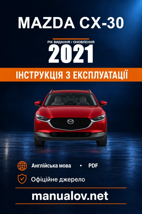 Instrukcja obsługi Mazda CX-30 — rok wydania 2021