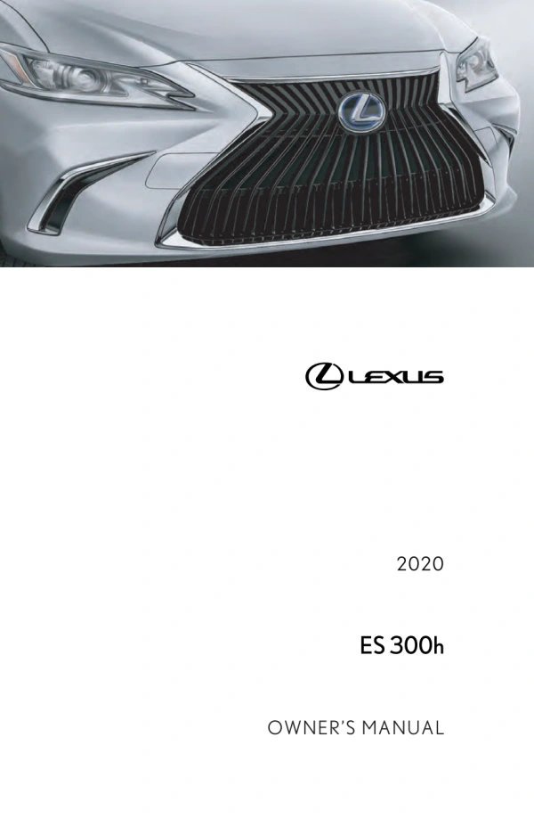 Instrukcja obsługi Lexus ES 300h — 2020