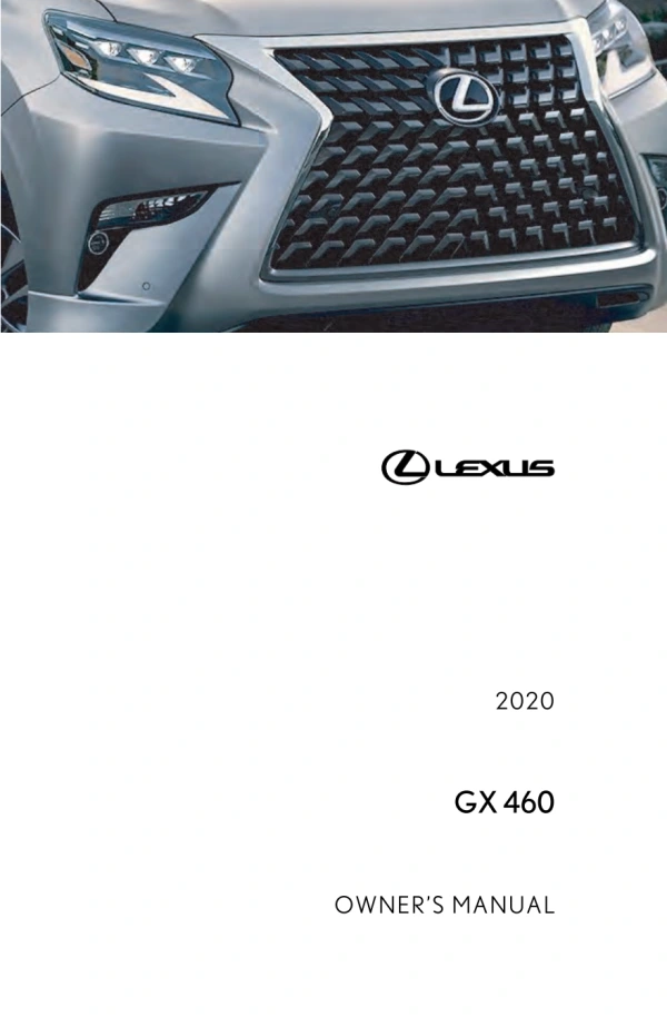 Instrukcja obsługi Lexus GX 460 — 2020