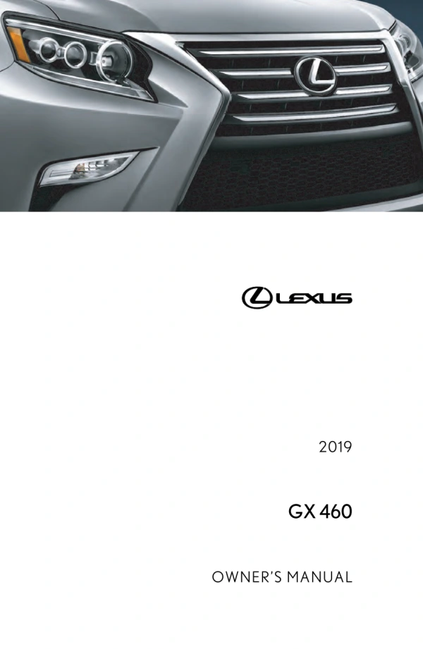 Instrukcja obsługi Lexus GX 460 — 2019