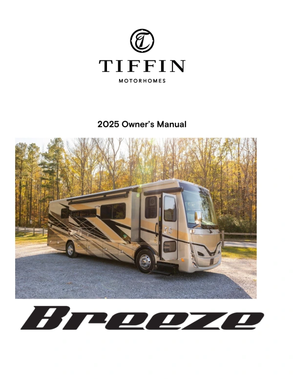 Instrukcja obsługi Tiffin Allegro Breeze — 2025