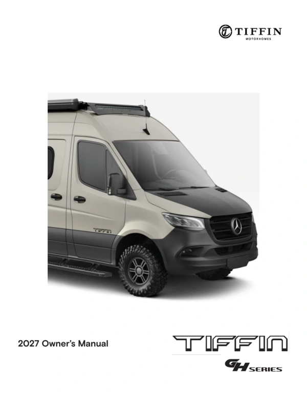 Instrukcja obsługi Tiffin GH Series — 2027