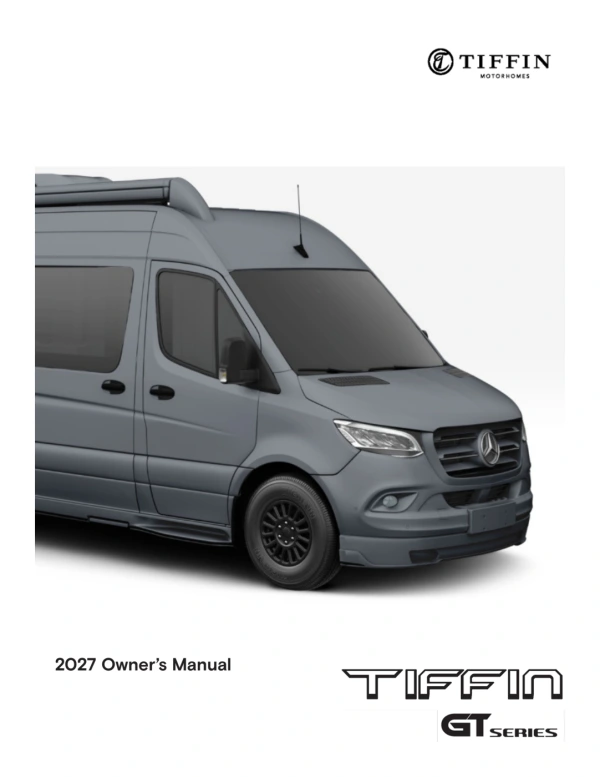 Instrukcja obsługi Tiffin GT Series — 2027