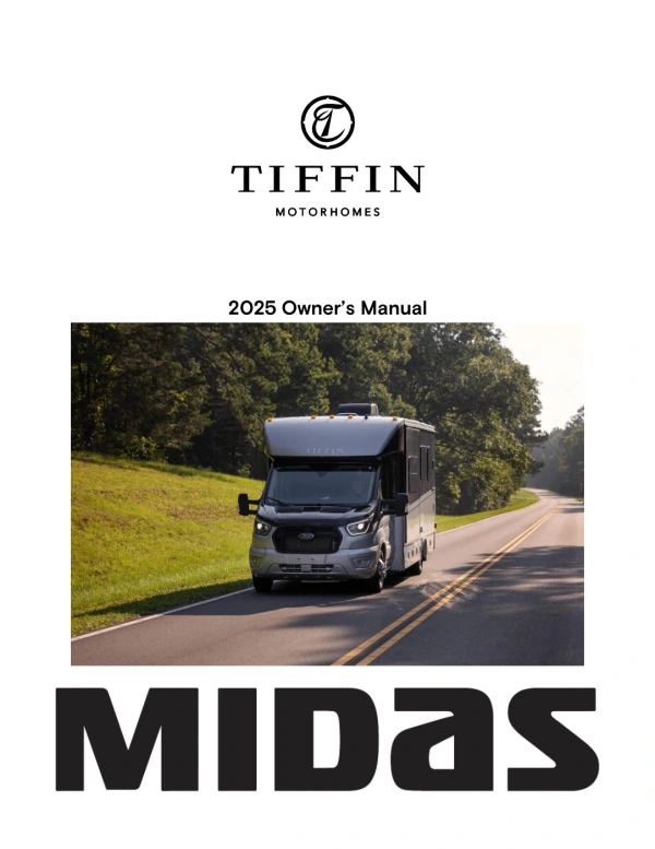 Instrukcja obsługi Tiffin Midas — 2025
