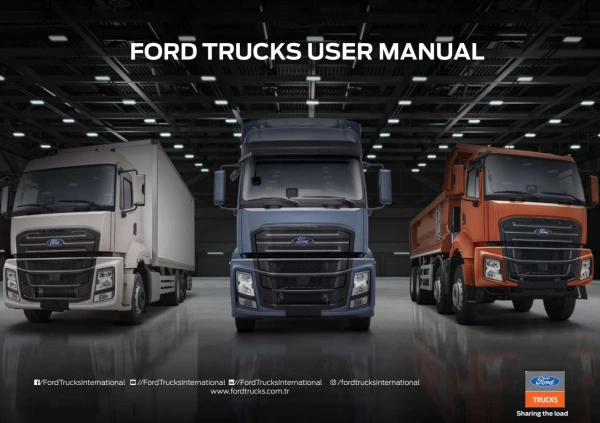 Instrukcja obsługi Ford Trucks F-LINE — rok aktualizacji PDF 2025