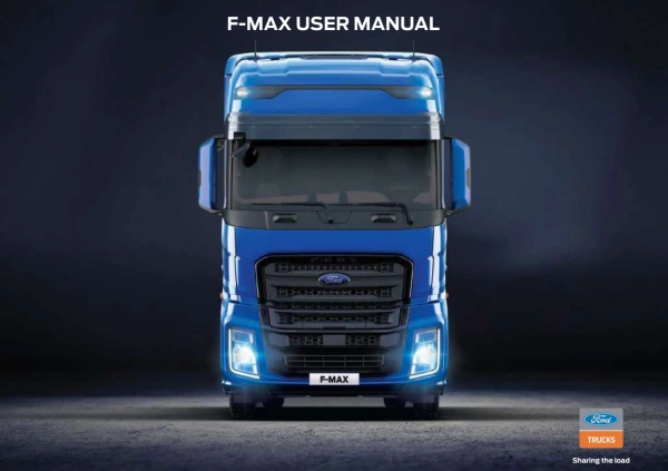 Instrukcja obsługi Ford Trucks F-MAX — rok aktualizacji PDF 2025