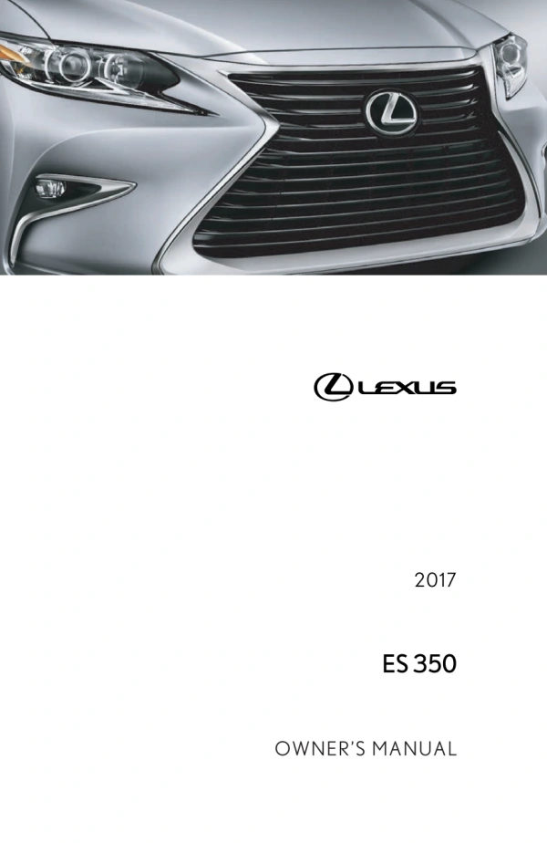 Instrukcja obsługi Lexus ES — 2017