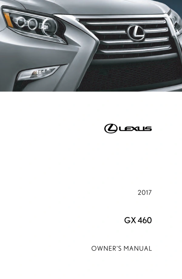 Instrukcja obsługi Lexus GX — 2017