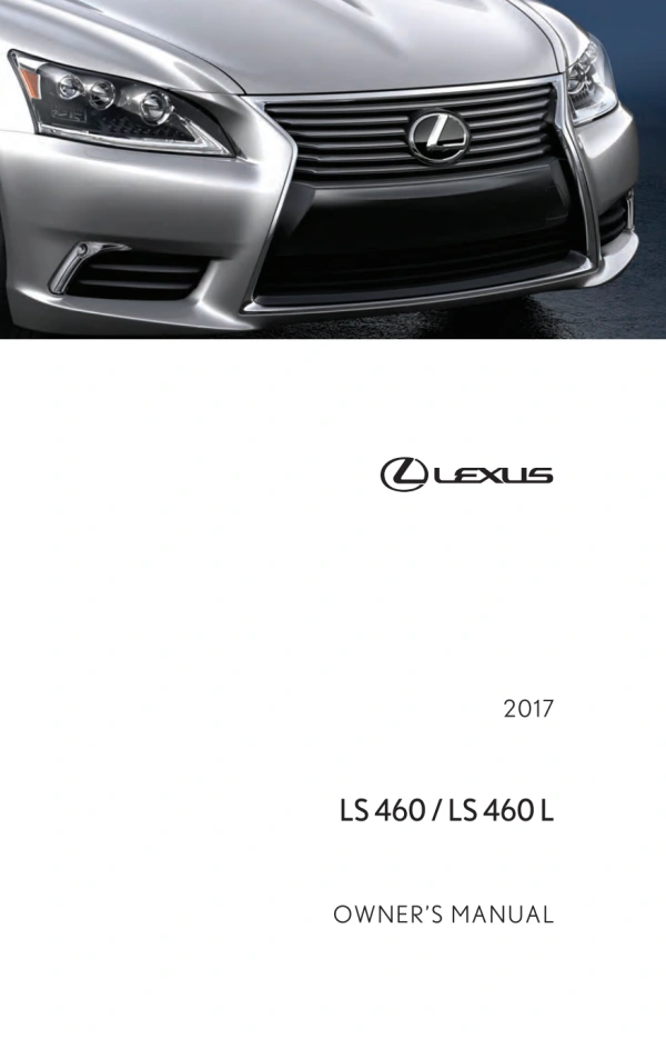 Instrukcja obsługi Lexus LS — 2017