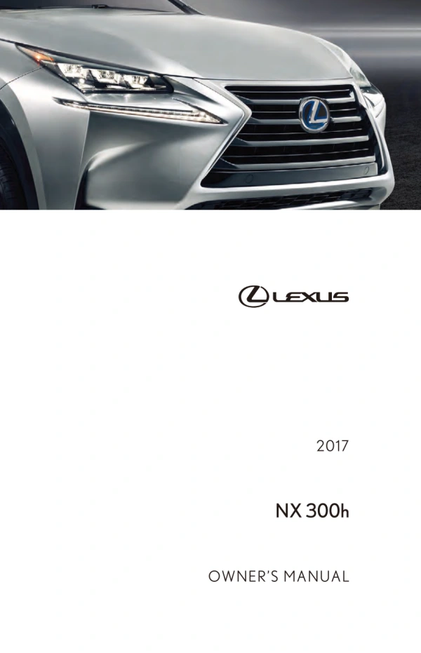 Instrukcja obsługi Lexus NXh — 2017