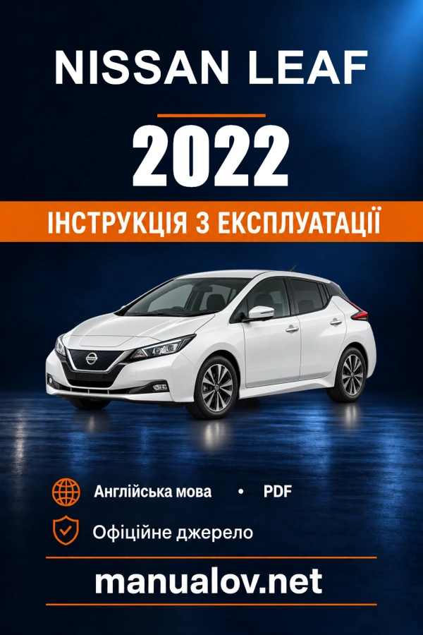 Instrukcja obsługi Nissan Leaf — 2022