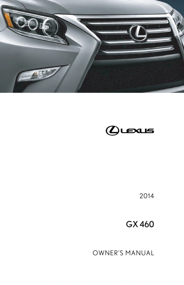 Instrukcja obsługi Lexus GX 460 — 2014