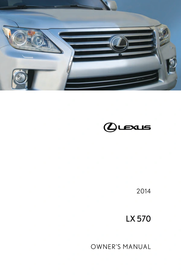 Instrukcja obsługi Lexus LX 570 — 2014