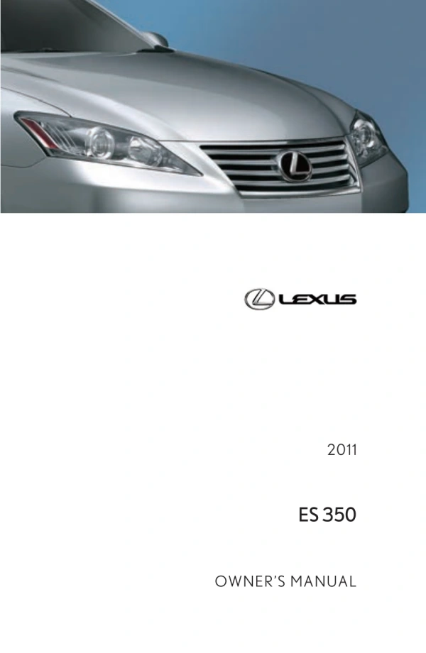 Instrukcja obsługi Lexus ES — 2011