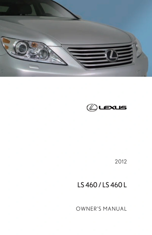 Instrukcja obsługi Lexus LS — 2012