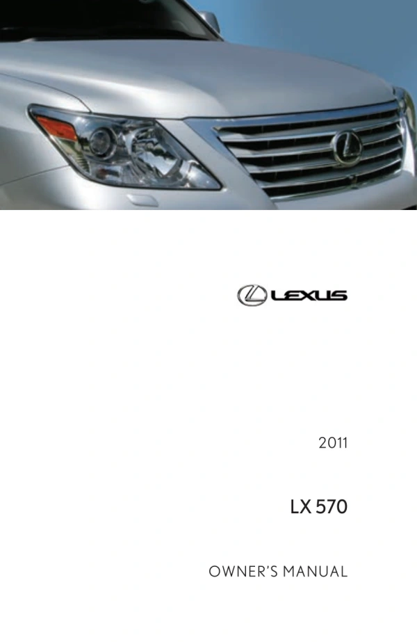 Instrukcja obsługi Lexus LX — 2011