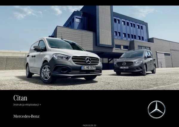Instrukcja obsługi Mercedes-Benz Citan C420 kompaktowy van / kombi — wydanie 02.2025
