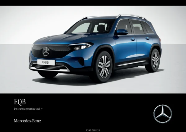 Instrukcja obsługi Mercedes-Benz EQB X243 elektryczny SUV — wydanie 04.2025