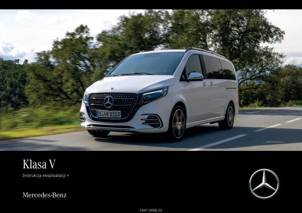 Instrukcja obsługi Mercedes-Benz V-Class V447 osobowy van — wydanie 05.2026