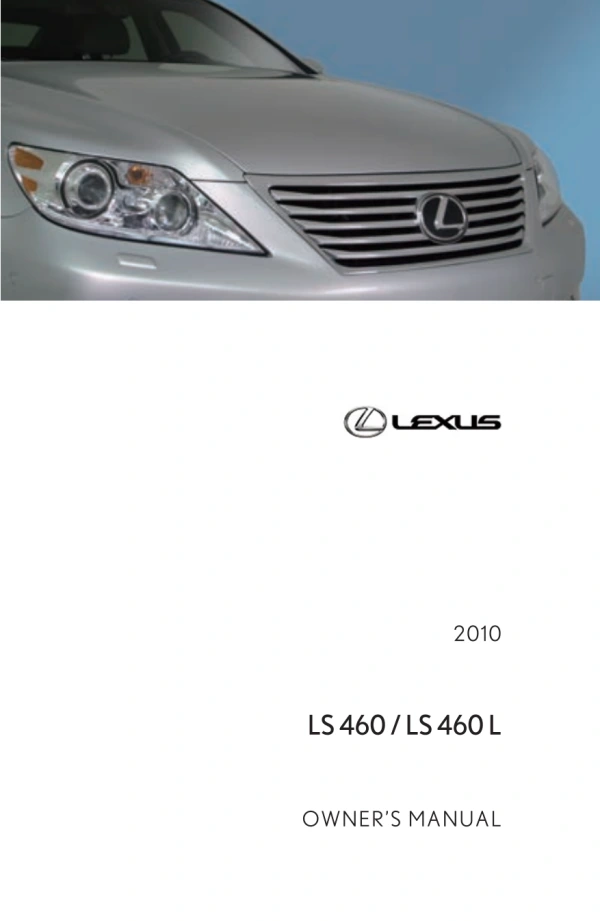 Instrukcja obsługi Lexus LS — 2010