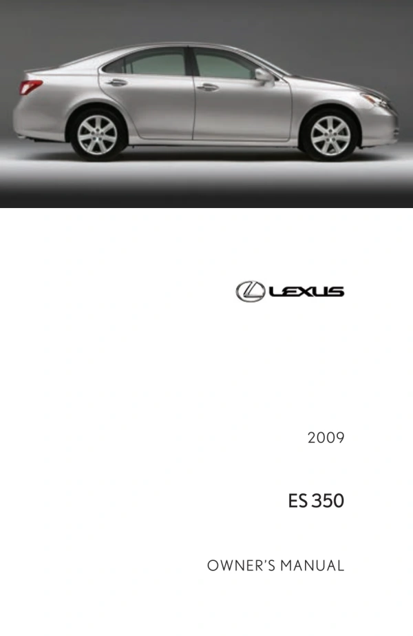 Instrukcja obsługi Lexus ES — 2009