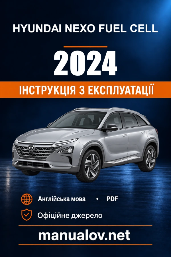 Instrukcja obsługi Hyundai NEXO fuel cell — 2024
