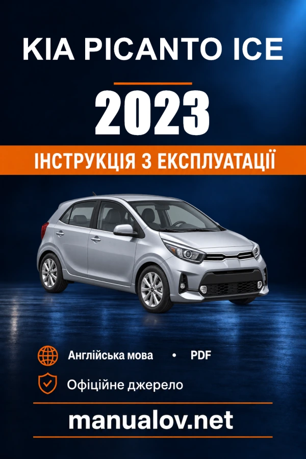 Instrukcja obsługi Kia Picanto ICE — 2023