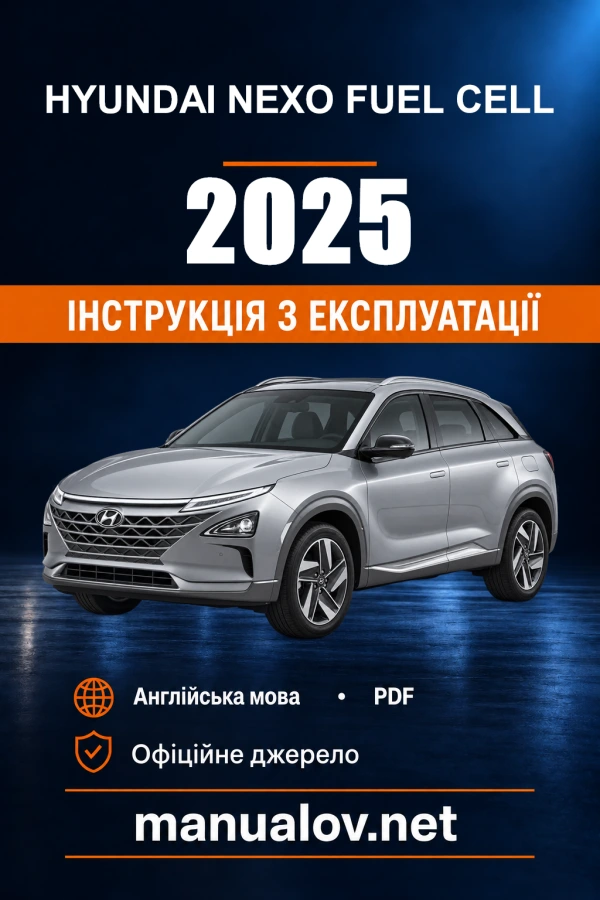 Instrukcja obsługi Hyundai NEXO Fuel Cell — 2025