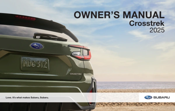 Instrukcja obsługi Subaru Crosstrek — 2025