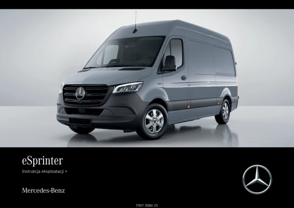 Instrukcja obsługi Mercedes-Benz eSprinter E907 elektryczny samochód dostawczy — wydanie 05.2026