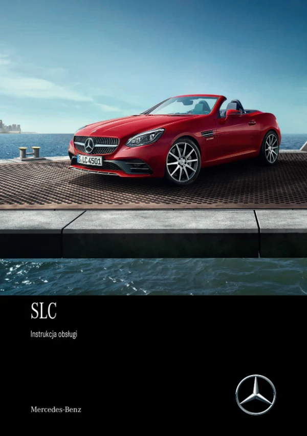 Instrukcja obsługi Mercedes-Benz SLC R172 roadster — wydanie 01.2019