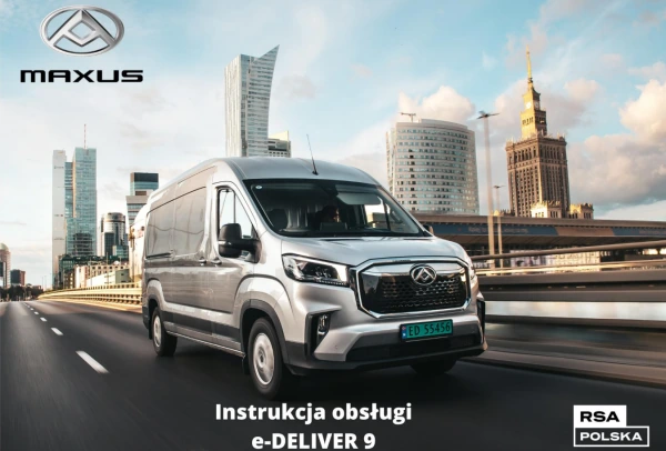 Maxus e-Deliver 9 — instrukcja obsługi
