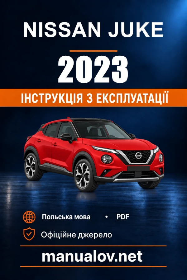 Nissan Juke — instrukcja obsługi, 2023