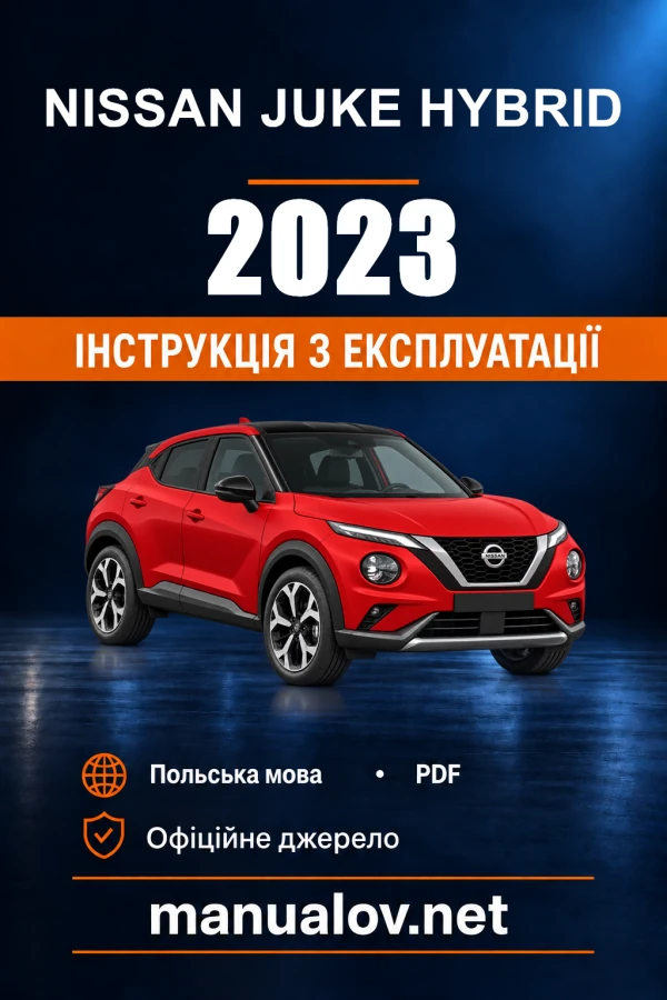 Nissan Juke Hybrid — instrukcja obsługi, 2023