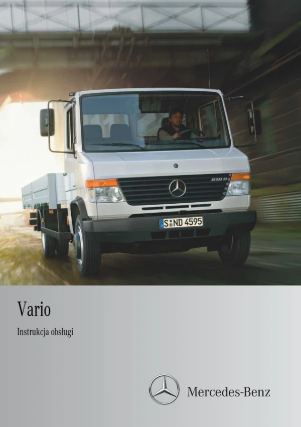 Instrukcja obsługi Mercedes-Benz Vario — wydanie 09.2011