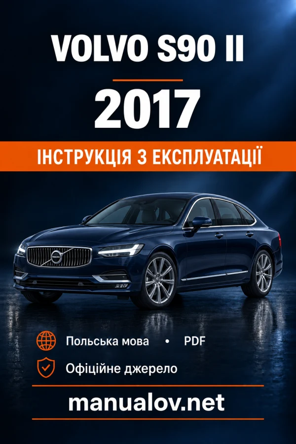 Instrukcja obsługi Volvo S90 — MY 2017