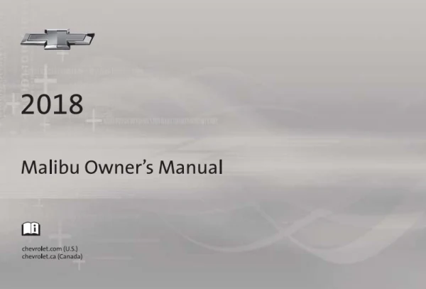 Instrukcja obsługi Chevrolet Malibu — MY 2018