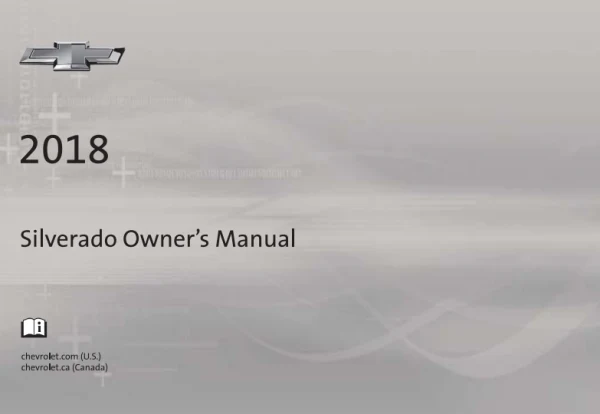 Instrukcja obsługi Chevrolet Silverado — MY 2018