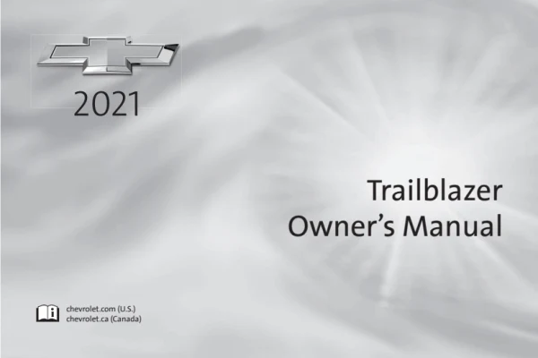 Instrukcja obsługi Chevrolet Trailblazer — MY 2021