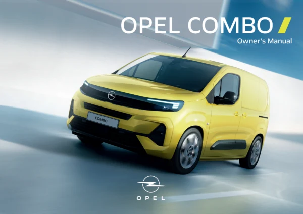 Інструкція з експлуатації Opel Combo E — видання 05.2025