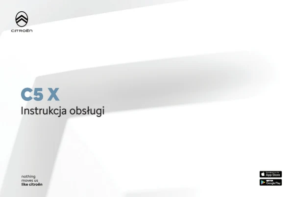 Instrukcja obsługi Citroën C5 X — wydanie 03.2024