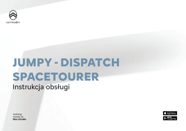 Instrukcja obsługi Citroën Jumpy / SpaceTourer — wydanie 06.2026
