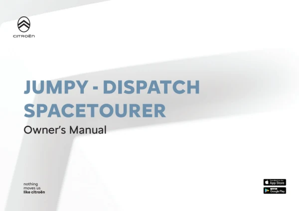 Instrukcja obsługi Citroën Jumpy / SpaceTourer — wydanie 06.2026
