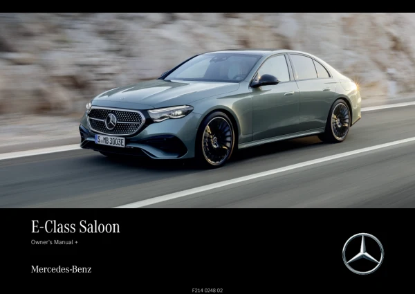 Інструкція з експлуатації Mercedes-Benz E-Class W214 — видання 06.2026