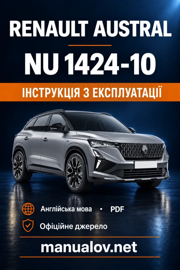 Instrukcja obsługi Renault Austral — wydanie 07/2026