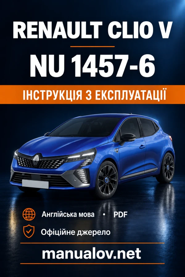 Instrukcja obsługi Renault Clio V (Phase 2) — wydanie 03/2026