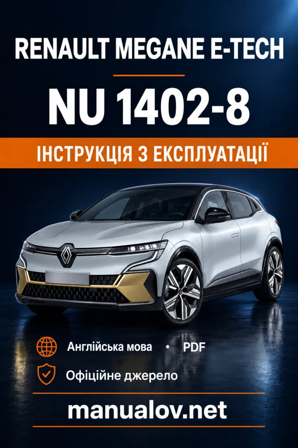 Instrukcja obsługi Renault Megane E-Tech electric — wydanie 02/2025