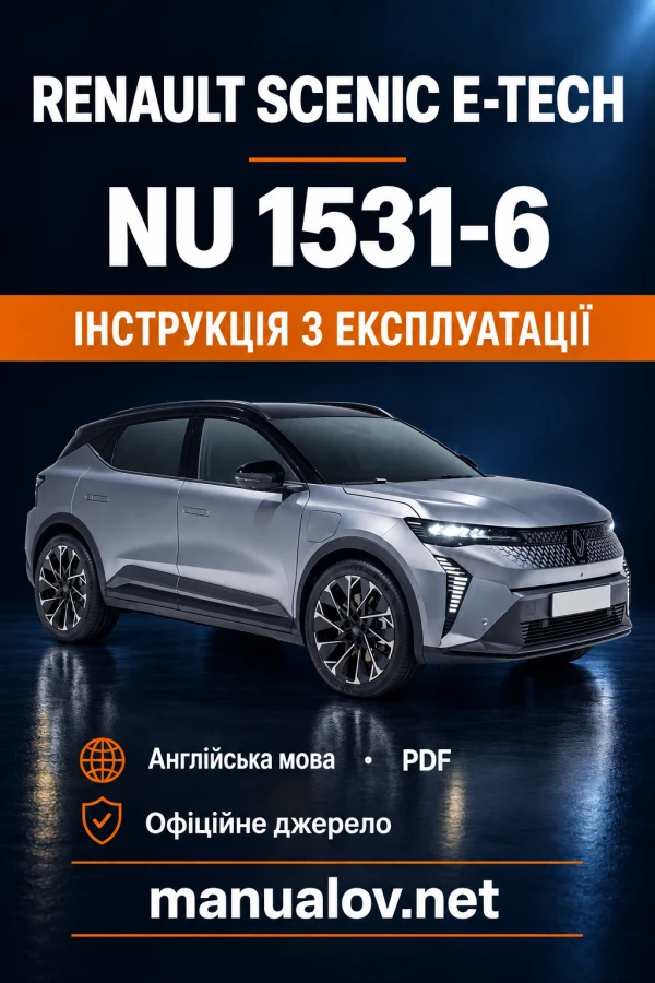 Instrukcja obsługi Renault Scenic E-Tech electric — wydanie 04/2026