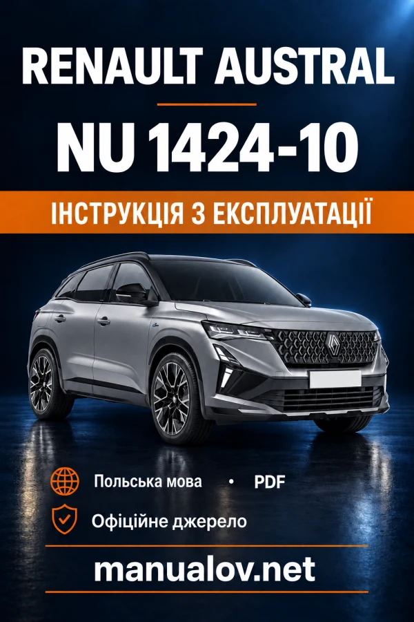 Instrukcja obsługi Renault Austral — wydanie 07/2026